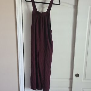 wild fable Burgundy Wide-Leg Jumpsuit